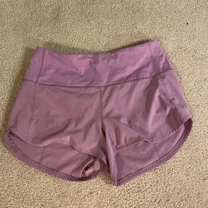 Lululemon Speed up shorts | Size:6 | Lilac Quartz |
